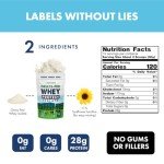 Grass Fed Whey Isolate Protein Powder - Unflavored