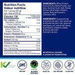 LEANFIT Whey Protein Powder, Natural Vanilla, 25g Protein