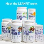 LEANFIT Whey Protein Powder, Natural Vanilla, 25g Protein