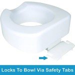 Quick-Lock 4" Raised Toilet Seat by Carex