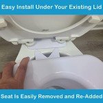 Quick-Lock 4" Raised Toilet Seat by Carex