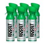 Boost Oxygen Medium Natural 5L Canister | Respiratory Support for Aerobic Recovery, Altitude, Performance & Health (6 Pack)