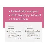 McKesson Sterile Alcohol Prep Pads - Box of 100