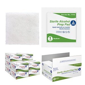 Dynarex Sterile Medium Alcohol Prep Pads - 200/Box