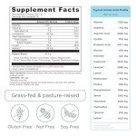 Ancient Nutrition Grass Fed Whey Protein, Vanilla Bean
