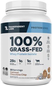 Grass-Fed Whey Protein Isolate - Oatmeal Chocolate Chip