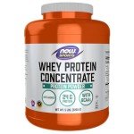 NOW Foods Whey Protein Concentrate Powder, 24g BCAAs