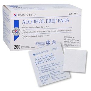 Sterile Large Alcohol Prep Pads - 200 Count