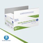 Dynarex Sterile Medium Alcohol Prep Pads - 200/Box