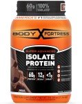 Body Fortress 100% Isolate Whey Protein Powder, Chocolate