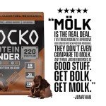 Jocko MOLK Chocolate Protein Powder, 22g Protein