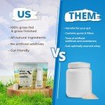Vanilla Grass Fed Whey Protein Powder, 20 Servings