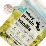 Vanilla Grass Fed Whey Protein Powder, 20 Servings