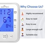 Automatic Digital Blood Pressure Monitor with Large Cuff
