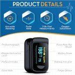 Blue Echo Care Pulse Oximeter with Accessories