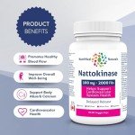 Nattokinase 2000 FU Supplement Capsules - 90 Count