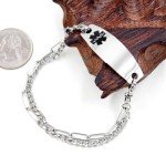 Black Medical Symbol Blood Thinner Bracelet for Patients