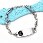 Black Medical Symbol Blood Thinner Bracelet for Patients