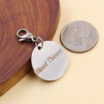 JunyiDIY Medical ID Keychain for Men & Women