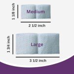 Large Alcohol Prep Pads – 70% Isopropyl Wipes