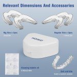 Night Guard for Teeth Grinding with Cleaning Tablets