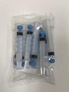 5ml Oral Syringe Set with Caps - 10 Count
