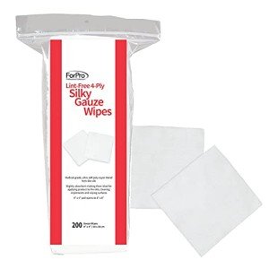 ForPro Lint-Free 4-Ply Silky Gauze Wipes, 200-Count