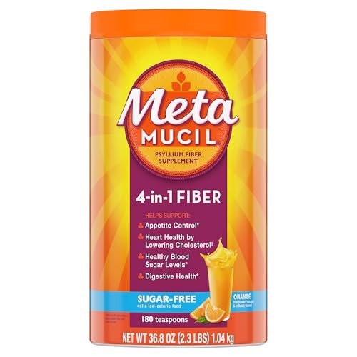 Metamucil Daily Fiber Powder for Digestive Health
