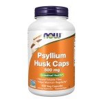 NOW Foods Psyllium Husk Caps 500 mg, 500 Veg Capsules