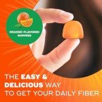 Metamucil Fiber Gummies, Sugar-Free Orange Flavor, 120 Count