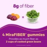 MiraFIBER Gummies with Prebiotic Fiber and B Vitamins