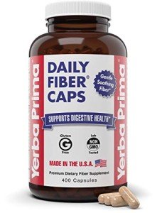 Yerba Prima Daily Fiber Capsules - 400 Count