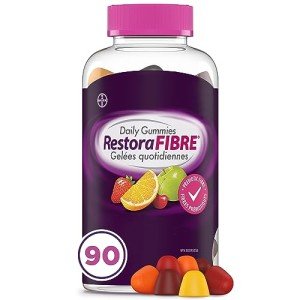 RestoraFIBRE Daily Prebiotic Fiber Gummies, 90 Count