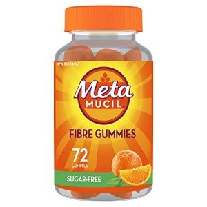 Metamucil Fiber Gummies, Sugar-Free, Orange Flavor, 72 Count