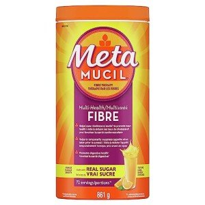 Metamucil Daily Fiber Supplement – Orange Flavor