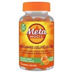 Metamucil Fiber Gummies, Sugar-Free, Orange Flavor, 72 Count