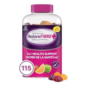 6 in 1 Daily Prebiotic Fiber Gummies for Adults