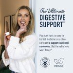 Psyllium Husk Capsules for Digestive Health - 60 Ct