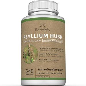 Psyllium Husk Capsules for Digestion Support - 240 Count