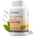 Psyllium Husk Powder Capsules - 300 Fiber Pills