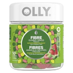 OLLY Fiber Gummy Rings for Digestive Support, 50ct