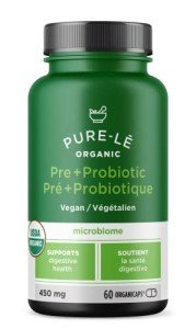 Organic Prebiotic & Probiotic Capsules for Digestive Health