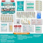 Compact 110-Piece First Aid Kit for All Needs