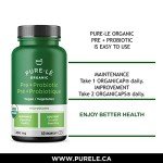Organic Prebiotic & Probiotic Capsules for Digestive Health
