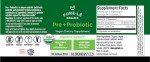 Organic Prebiotic & Probiotic Capsules for Digestive Health