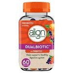 Align Dualbiotic Prebiotic & Probiotic Gummies, 60 Count