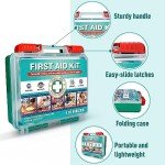 Compact 110-Piece First Aid Kit for All Needs