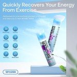 SPOZER Portable Oxygen Can - 95% Pure O2, 10L Oxygen Cylinder for Altitude, Sports, Recovery, Exercise, & Altitude Sicknessy, 3 Oxygen Tanks for Home Use