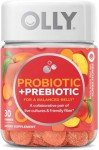 OLLY Peachy Probiotic + Prebiotic Gummy 30 Count