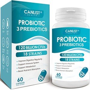 Probiotics 120 Billion CFUs for Digestive Health